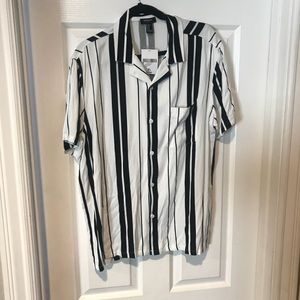 Forever 21 Men’s Striped Viscose Shirt